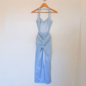 Free People Zen Again Onesie in Light Blue like new